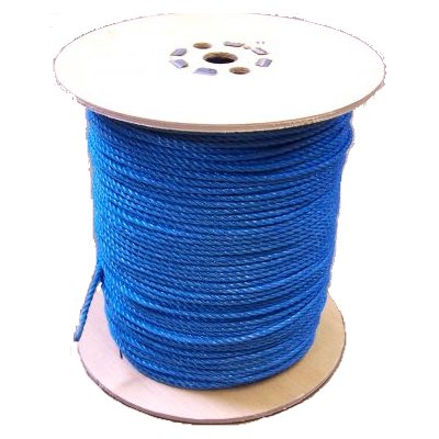 MJAbbott Direct - 6mm diameter x 500 metres blue polypropylene rope ...