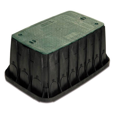 MJAbbott Direct - Rain Bird Maxi Jumbo rectangular valve box. Black ...