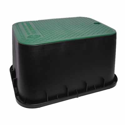 MJAbbott Direct - Dura 15'' x 21'' Jumbo rectangular valve box. Green ...